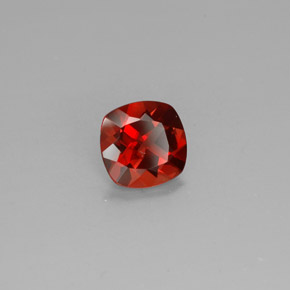 1.00캐럿 천연 허니 오렌지 안데신 라브라도라이트, 쿠션 컷, 7×7 mm, VVS