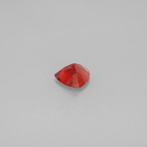 0.84캐럿 천연 허니 레드 안데신 라브라도라이트, 트릴리언, 7.2×7.1 mm, VVS-VS