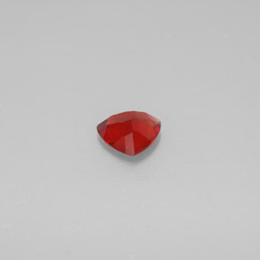 0.81캐럿 천연 허니 레드 안데신 라브라도라이트, 트릴리언, 7.3×7.1 mm, VS-SI