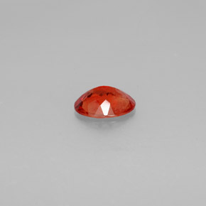 1.19캐럿 천연 허니 오렌지 안데신 라브라도라이트, 타원형 컷, 9×6.8 mm, SI