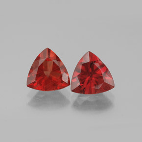 캐럿 천연 허니 오렌지 안데신 라브라도라이트 보석, 트릴리언, 7×6.9 mm, VVS-VS
