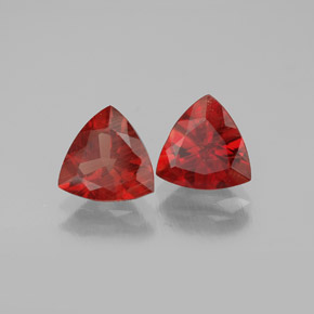 캐럿 천연 허니 오렌지 안데신 라브라도라이트 보석, 트릴리언, 7×6.9 mm, VVS-VS
