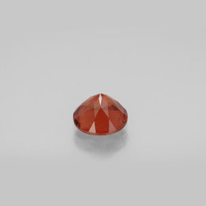 0.73캐럿 천연 허니 오렌지 안데신 라브라도라이트, 라운드 컷, 6.13 mm, VVS-VS