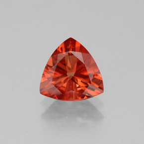 0.82캐럿 천연 허니 오렌지 안데신 라브라도라이트, 트릴리언, 7.1×7 mm, VVS-VS