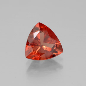 0.82캐럿 천연 허니 오렌지 안데신 라브라도라이트, 트릴리언, 7.1×7 mm, VVS-VS