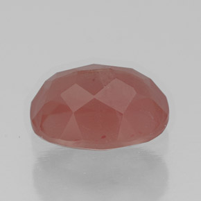 1.50캐럿 천연 허니 레드 안데신 라브라도라이트, 투명한, 8.4×6.3 mm, 투명/반투명