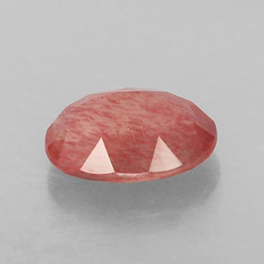 1.22캐럿 천연 허니 레드 안데신 라브라도라이트, 투명한, 8.3×6.3 mm, 투명/반투명