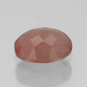 1.37캐럿 천연 허니 레드 안데신 라브라도라이트, 투명한, 8.3×6.2 mm, 투명/반투명