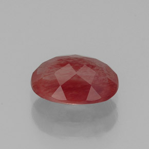 1.06캐럿 천연 허니 레드 안데신 라브라도라이트, 투명한, 8×6 mm, 투명/반투명