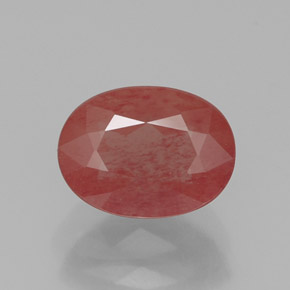 1.20캐럿 천연 허니 레드 안데신 라브라도라이트, 투명한, 8.1×6 mm, 투명/반투명
