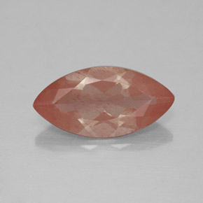 2.23캐럿 천연 허니 오렌지 안데신 라브라도라이트, 투명한, 13.9×7.1 mm, 투명/반투명
