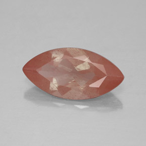2.23캐럿 천연 허니 오렌지 안데신 라브라도라이트, 투명한, 13.9×7.1 mm, 투명/반투명