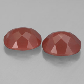 5.49캐럿 천연 블러셔 레드 안데신 라브라도라이트 보석, 타원형 컷, 10.1×8.1 mm, 투명한