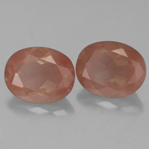 캐럿 천연 허니 오렌지 안데신 래브라도라이트 보석, 타원형 컷, 투명한