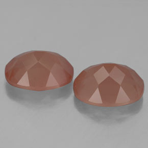 캐럿 천연 허니 오렌지 안데신 래브라도라이트 보석, 타원형 컷, 투명한