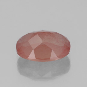 2.44캐럿 천연 허니 레드 안데신 래브라도라이트, 투명한, 투명/반투명