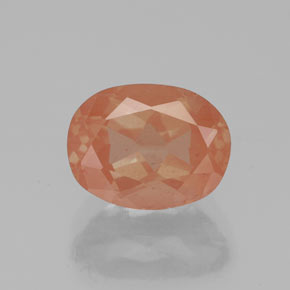 1.86캐럿 천연 허니 오렌지 안데신 라브라도라이트, 투명한, 9×7 mm, 투명/반투명