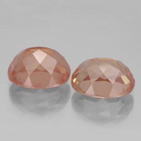 캐럿 천연 허니 옐로우 레드 안데신 라브라도라이트 보석, 투명한, 11.2×9.1 mm, 투명/반투명