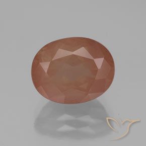 2.92ct 자연스러운 따뜻한 오렌지 안데신 래브라도라이트, 타원형, 투명한