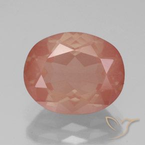 3.59ct 자연스러운 미디엄 레드 안데신 래브라도라이트, 타원형, 투명/반투명
