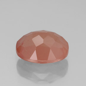 2.79캐럿 천연 허니 레드 안데신 라브라도라이트, 타원형 컷, 10.3×8.3 mm, 투명한