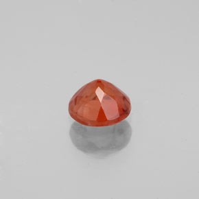 0.62캐럿 천연 레드 오렌지 안데신 라브라도라이트, 라운드 컷, 5.80 mm, VS