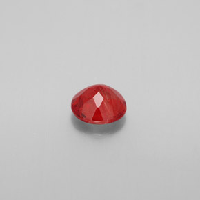 0.87캐럿 천연 허니 오렌지 안데신 라브라도라이트, 라운드 컷, 6.50 mm, VS-SI