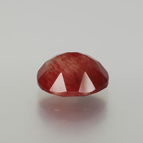 2.88캐럿 천연 허니 레드 안데신 라브라도라이트, 타원형 컷, 10.1×8 mm, 투명한