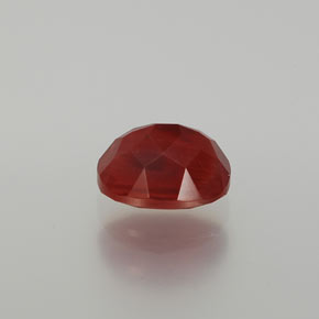 1.63캐럿 천연 허니 레드 안데신 라브라도라이트, 타원형 컷, 8.3×6.2 mm, 투명한