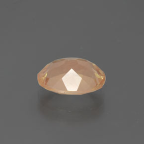 2.24캐럿 천연 미디엄 피치 안데신 라브라도라이트, 타원형 컷, 9.8×8 mm, 투명한