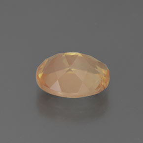 2.76캐럿 천연 허니 오렌지 안데신 라브라도라이트, 타원형 컷, 10.3×8.3 mm, 투명한