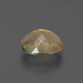 2.98캐럿 천연 샴페인 안데신 라브라도라이트, 타원형 컷, 10.3×8.4 mm, 투명한