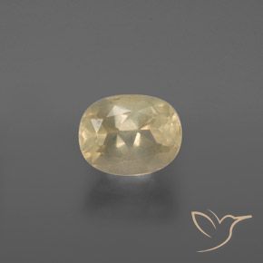 2.01ct 자연스러운 연노랑 안데신 래브라도라이트, 타원형, 투명한