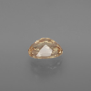 1.71캐럿 천연 허니 오렌지 안데신 래브라도라이트, 타원형 컷, 투명한