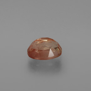 1.59캐럿 천연 허니 오렌지 안데신 라브라도라이트, 타원형 컷, 8.3×6.3 mm, 투명한