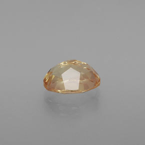 1.91캐럿 천연 미디엄 피치 안데신 라브라도라이트, 타원형 컷, 9×7.1 mm, 투명한
