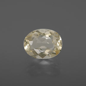 1.87캐럿 천연 샴페인 안데신 라브라도라이트, 타원형 컷, 9.1×7.1 mm, 투명한
