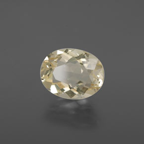 1.87캐럿 천연 샴페인 안데신 라브라도라이트, 타원형 컷, 9.1×7.1 mm, 투명한