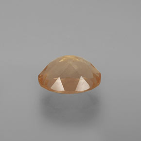 2.90캐럿 천연 오렌지-골든 안데신 라브라도라이트, 타원형 컷, 10.3×8.3 mm, 투명한