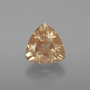 3.11캐럿 천연 허니 오렌지 안데신 라브라도라이트, 트릴리언, 10.2×9.8 mm, 투명한