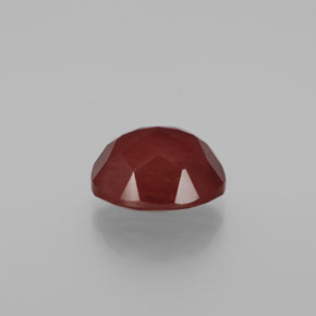 4.09캐럿 천연 허니 레드 안데신 래브라도라이트, 타원형 컷, 투명한