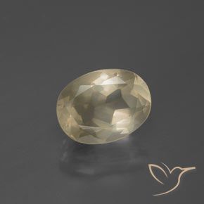 2.51ct 자연스러운 크림 안데신 래브라도라이트, 타원형, 투명한