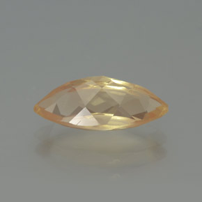 1.96캐럿 천연 허니 오렌지 안데신 라브라도라이트, 마퀴즈, 12.5×6.1 mm, 투명한