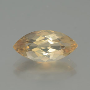 2.18캐럿 천연 허니 오렌지 안데신 라브라도라이트, 마퀴즈, 13.1×6.5 mm, 투명한