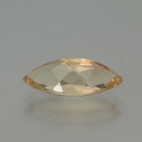 2.18캐럿 천연 허니 오렌지 안데신 라브라도라이트, 마퀴즈, 13.1×6.5 mm, 투명한