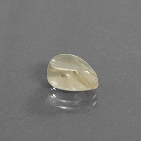 3.28캐럿 천연 샴페인 안데신 라브라도라이트, 배 모양, 10.9×7.1 mm, 투명한