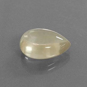 8.93캐럿 천연 샴페인 안데신 라브라도라이트, 배 모양, 16.2×12.3 mm, 투명한