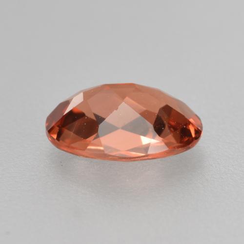 0.64캐럿 천연 미디엄 레드 안데신 라브라도라이트, 타원형 컷, VVS