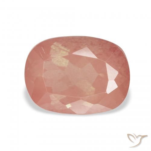 3.01ct 자연스러운 블러셔 레드 안데신 래브라도라이트, 방석, 투명한