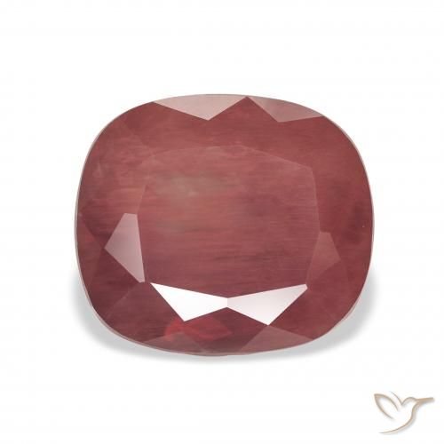 4.23ct 자연스러운 다크 레드 안데신 래브라도라이트, 방석, 투명한